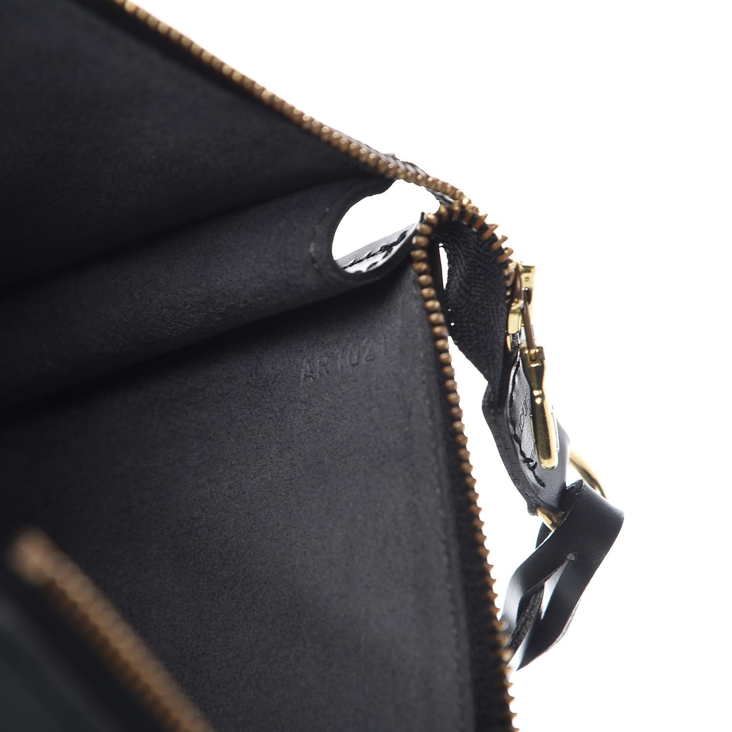 Louis Vuitton Epi Pochette Accessories 24 Black 7 of 9