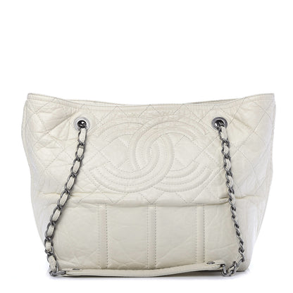 Chanel Calfskin Small Shopping In Moscow Tote Beige Clair 1 of 15