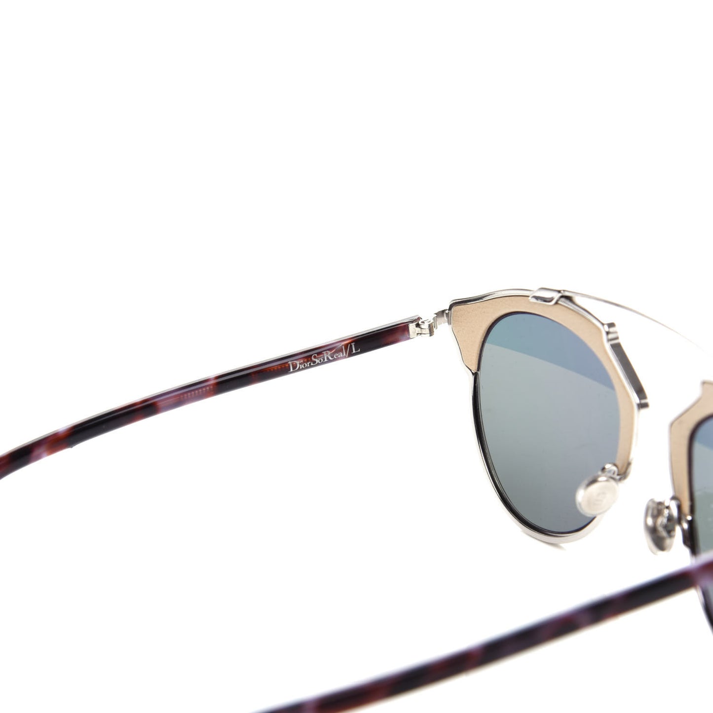 Mirrored So Real Sunglasses Silver Gold