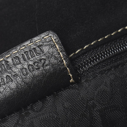 Christian Dior Calfskin Baudrier Saddle Bag Black 6 of 11