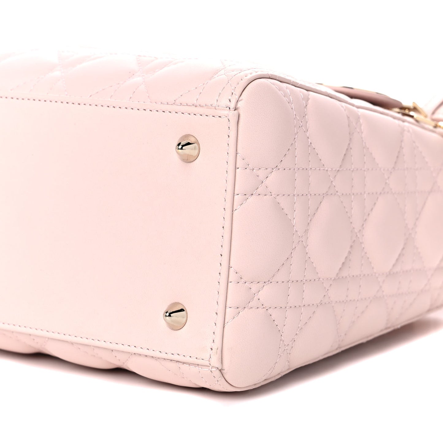 Lambskin Cannage Medium Lady Dior Light Pink