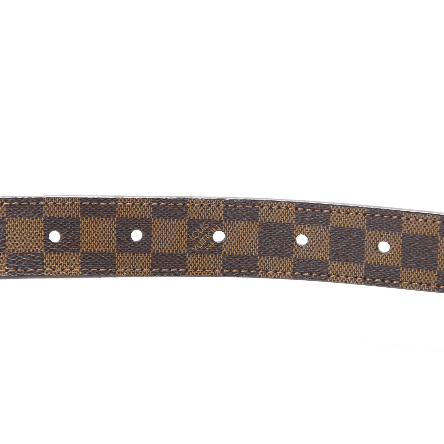 Louis Vuitton Damier Ebene Mini 25mm Belt 80 32 7 of 8