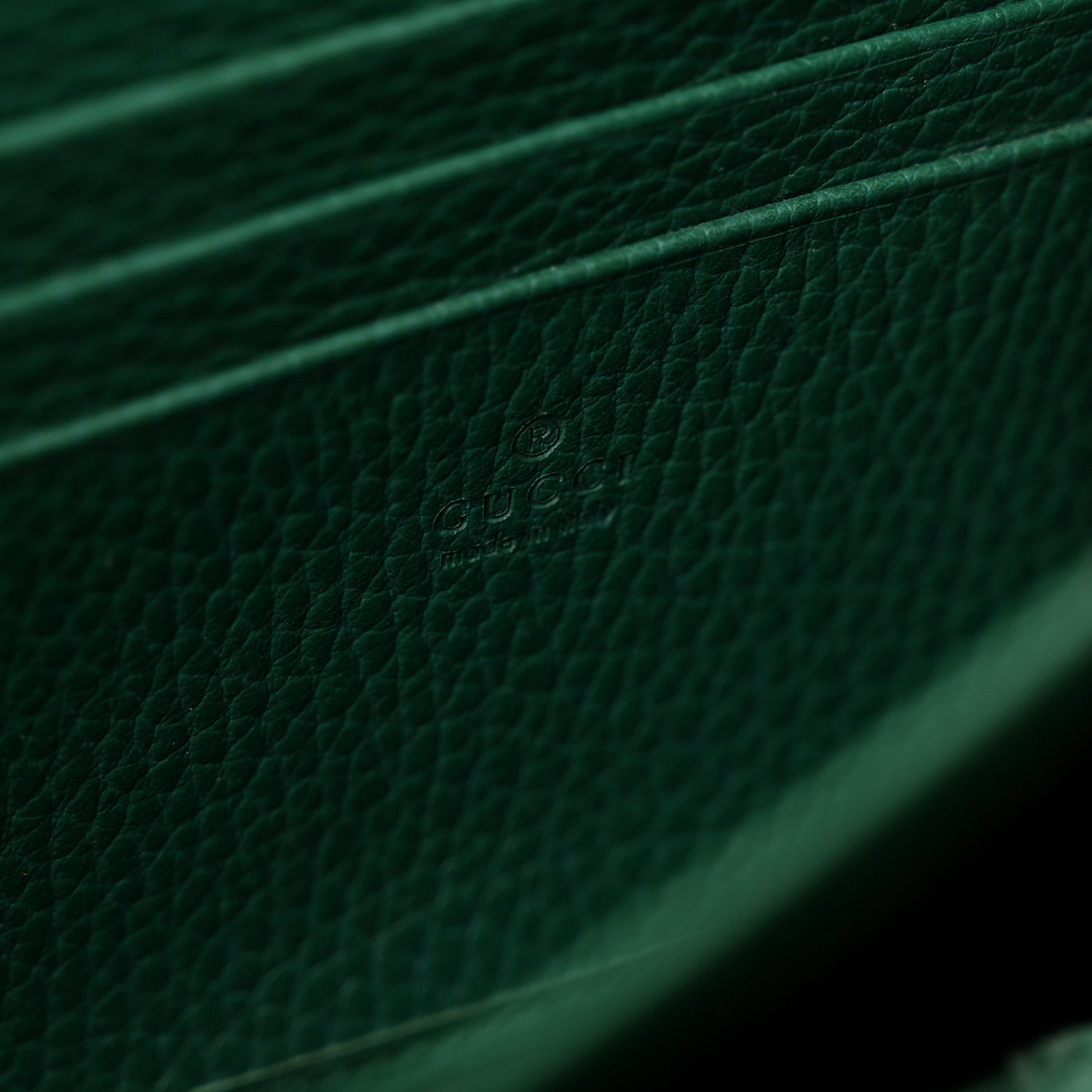 Gucci Calfskin Mini Dionysus Chain Wallet Emerald 6 of 9