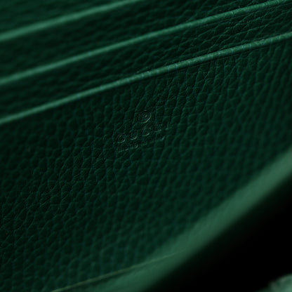 Gucci Calfskin Mini Dionysus Chain Wallet Emerald 6 of 9