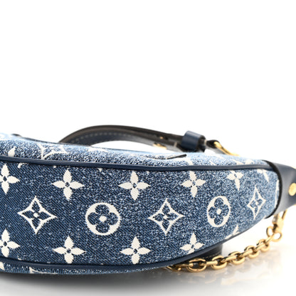 Louis Vuitton Monogram Jacquard Denim Loop Bleu 7 of 7