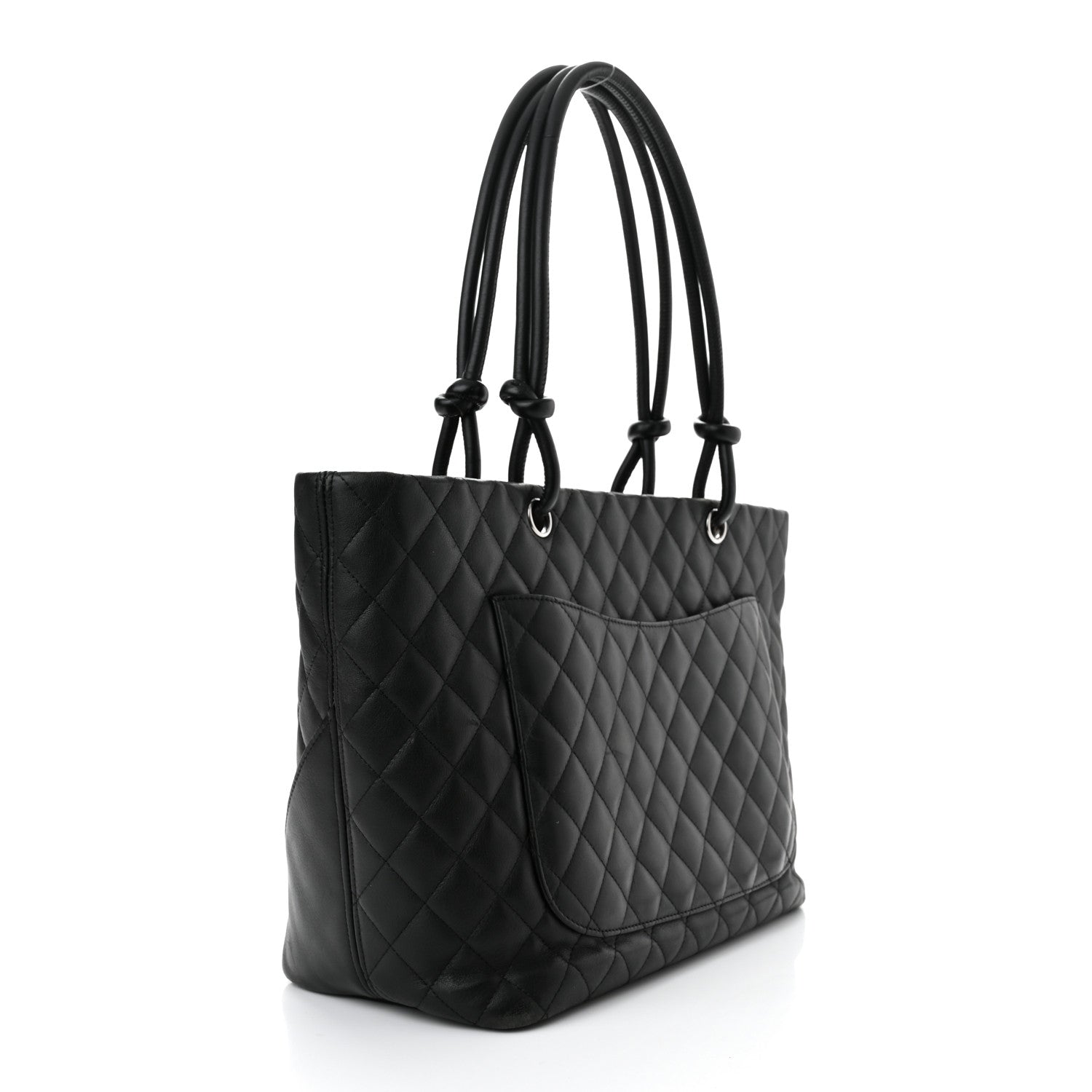 Chanel Calfskin Quilted Large Cambon Tote Black 3 of 11