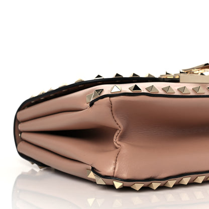 Valentino Garavani Vitello Small Rockstud Shoulder Bag Rose Cannelle 6 of 7