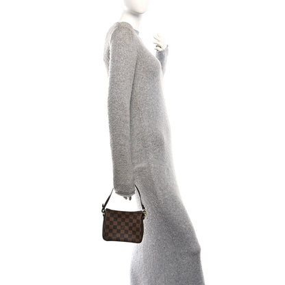 Louis Vuitton Damier Ebene Trousse Make Up Bag Pochette 2 of 10