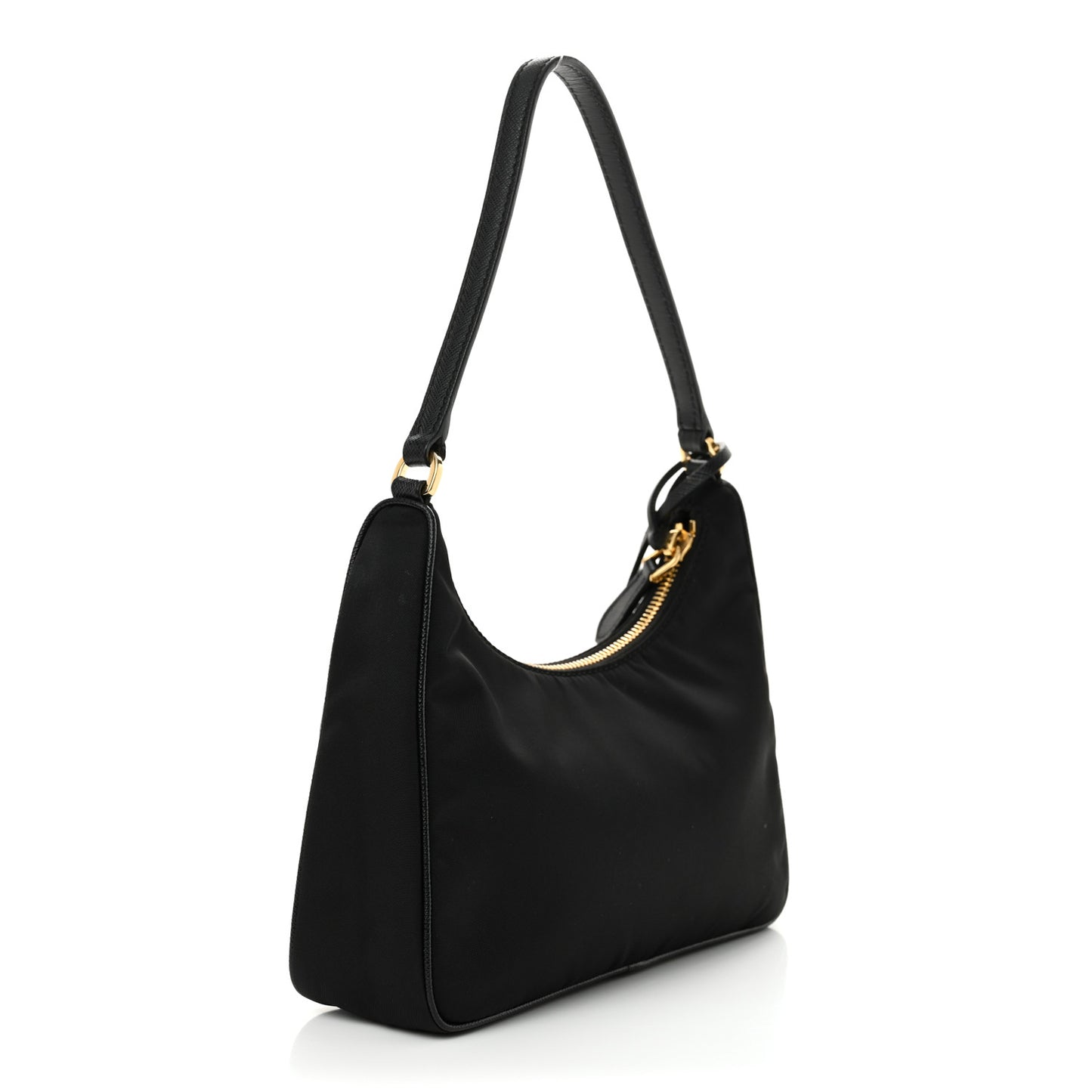 Tessuto Nylon Saffiano Mini Re-Edition 2005 Bag Black