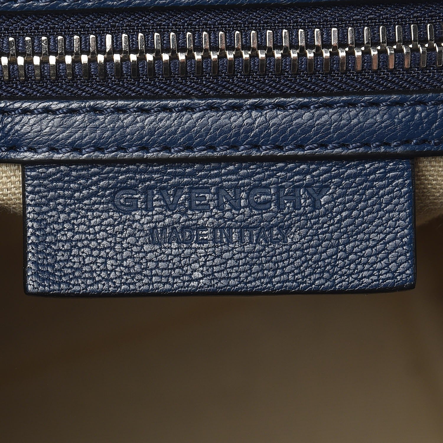 Givenchy Sugar Goatskin Medium Antigona Deep Blue 15 of 22