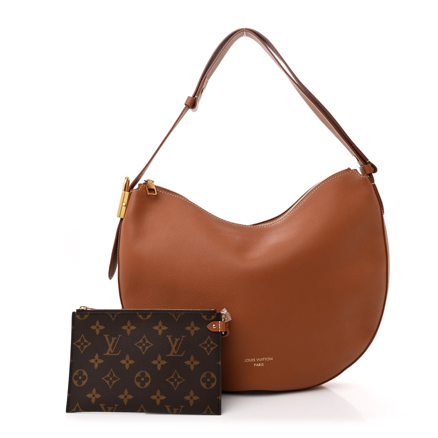 Louis Vuitton Calfskin Low Key Cookie MM Cognac 3 of 11
