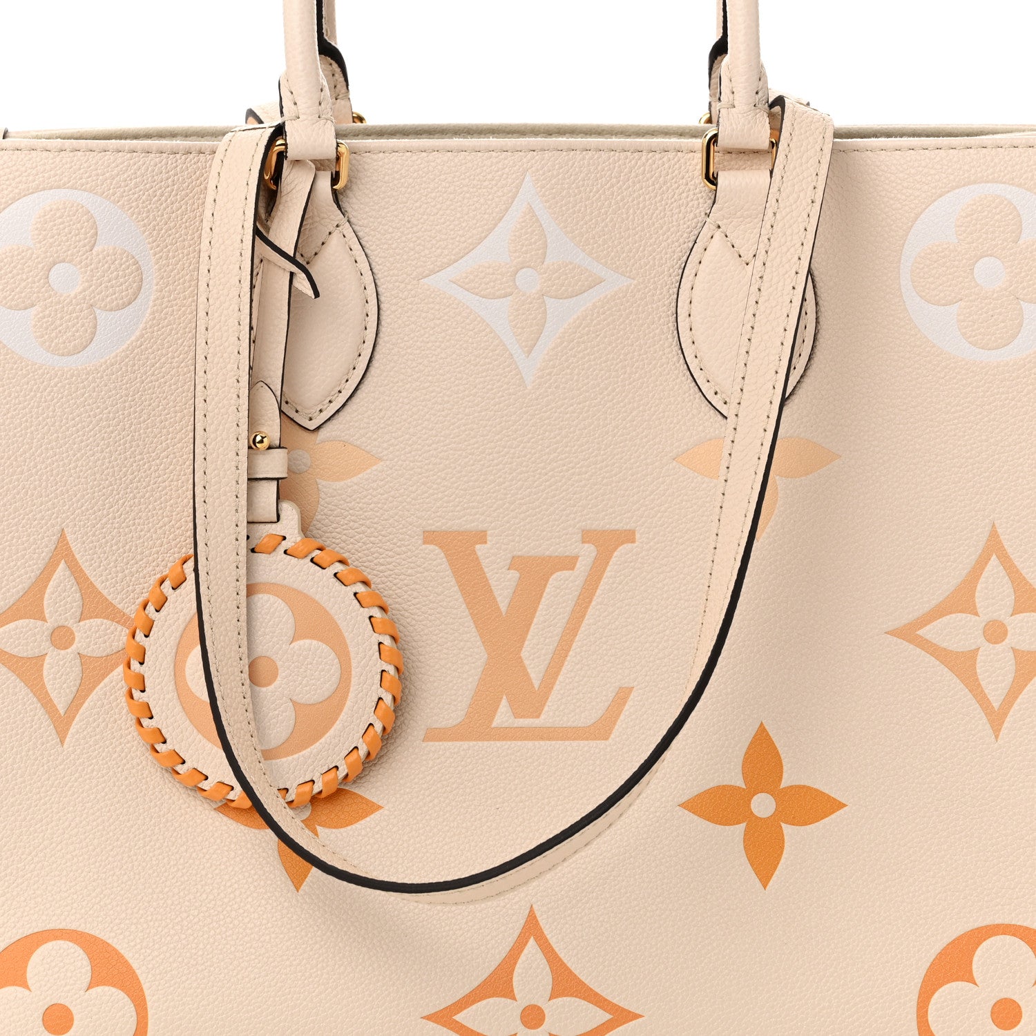 Louis Vuitton Empreinte Monogram Giant By The Pool Onthego MM Cream Saffron 7 of 11