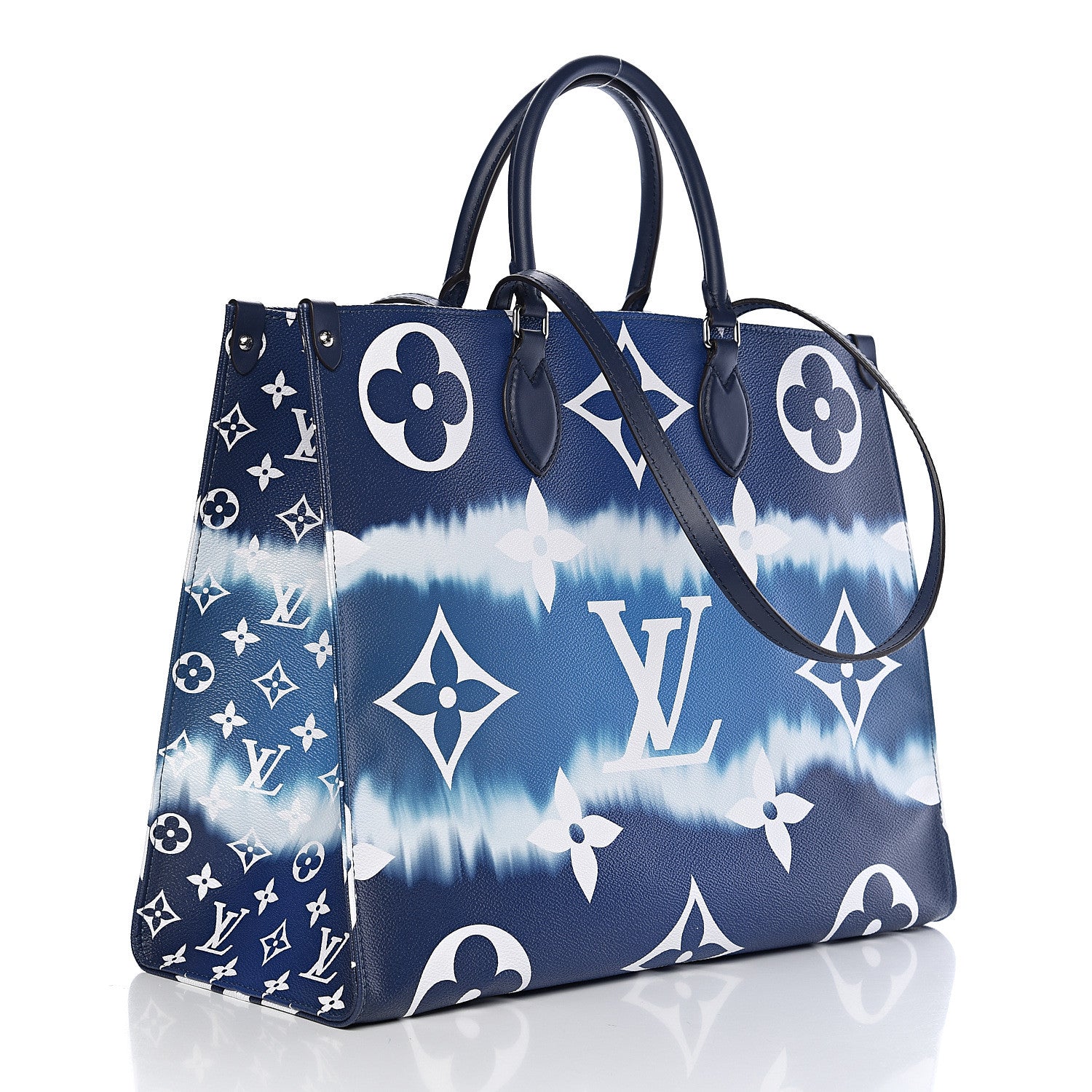 Louis Vuitton Monogram Escale Onthego GM Blue 2 of 9