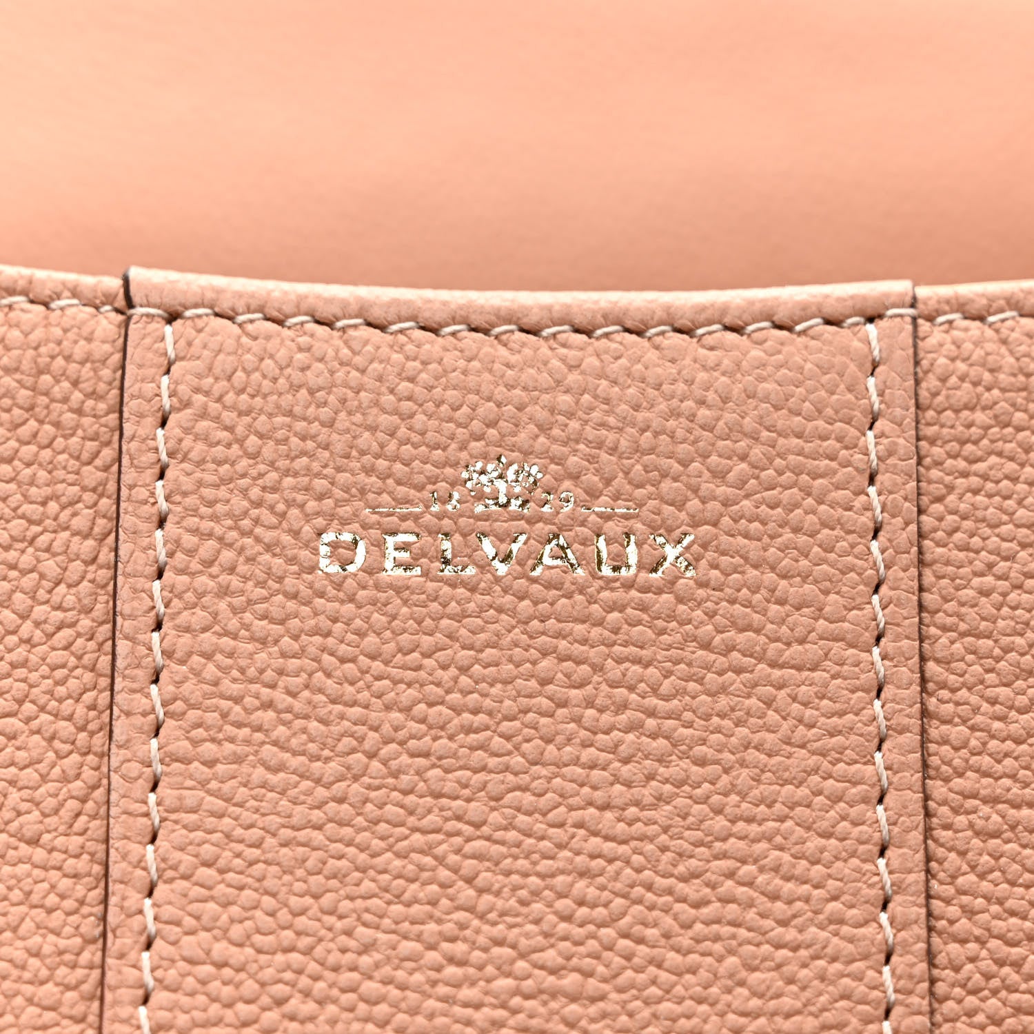 Delvaux Grained Calfskin Mini Brillant Satchel Nude 6 of 9