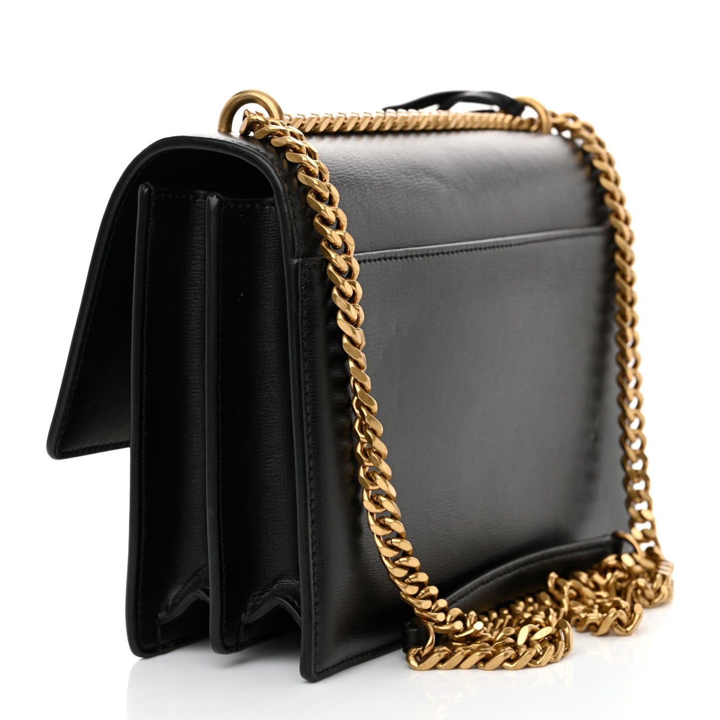 Calfskin Medium Monogram Sunset Black