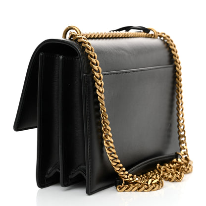 Saint Laurent Calfskin Medium Monogram Sunset Black 3 of 15