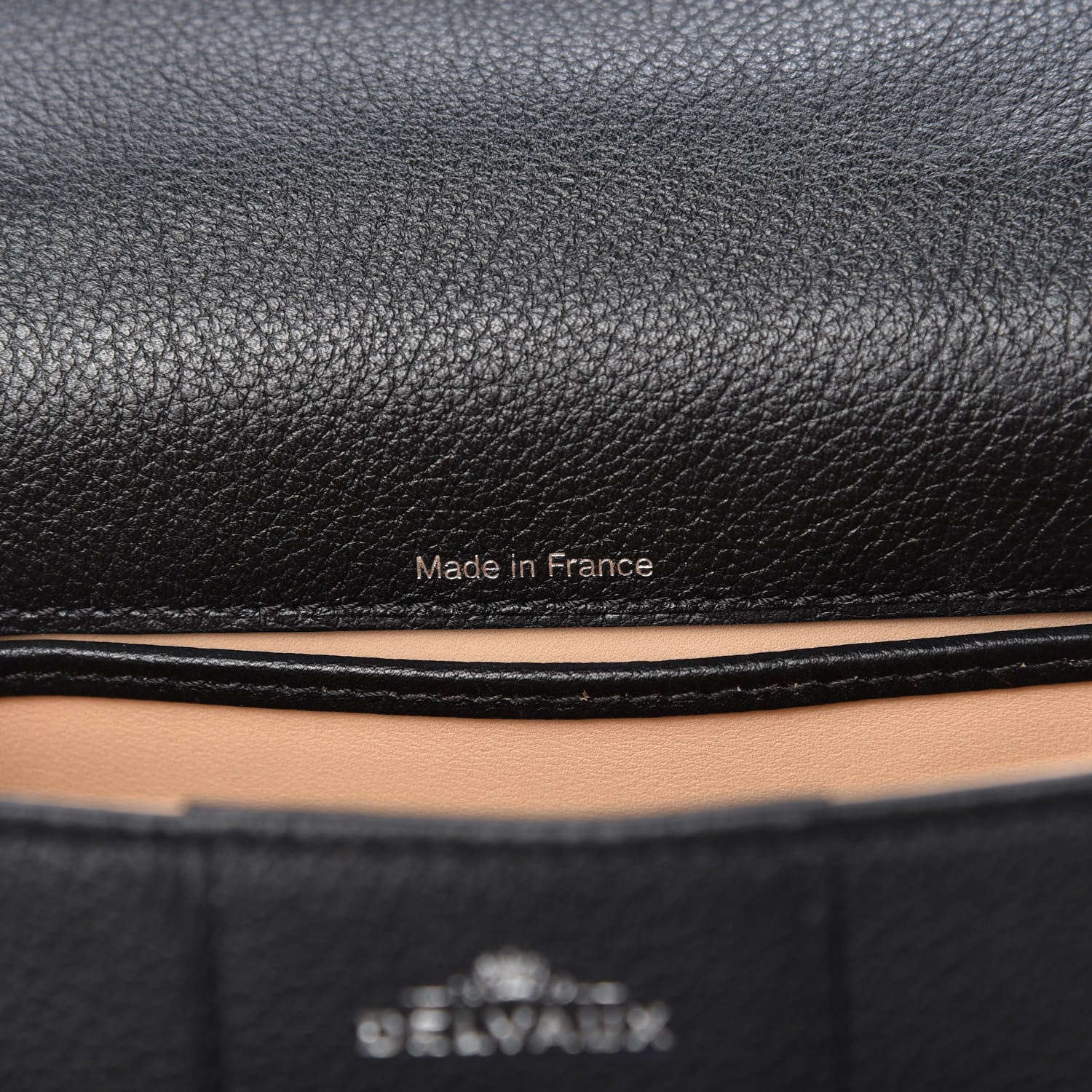 Delvaux Grained Calfskin Mini Brillant Satchel Black 9 of 10