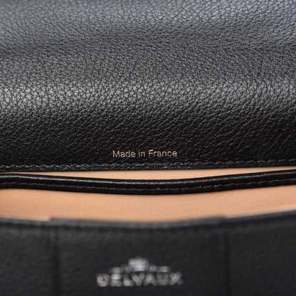 Delvaux Grained Calfskin Mini Brillant Satchel Black 9 of 10