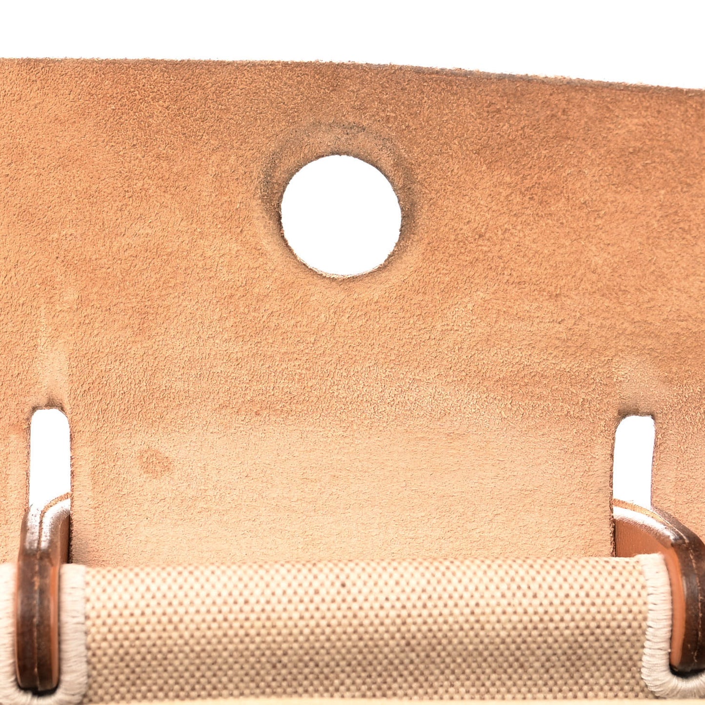 Toile Vache Calfskin Herbag 30 PM Backpack Natural