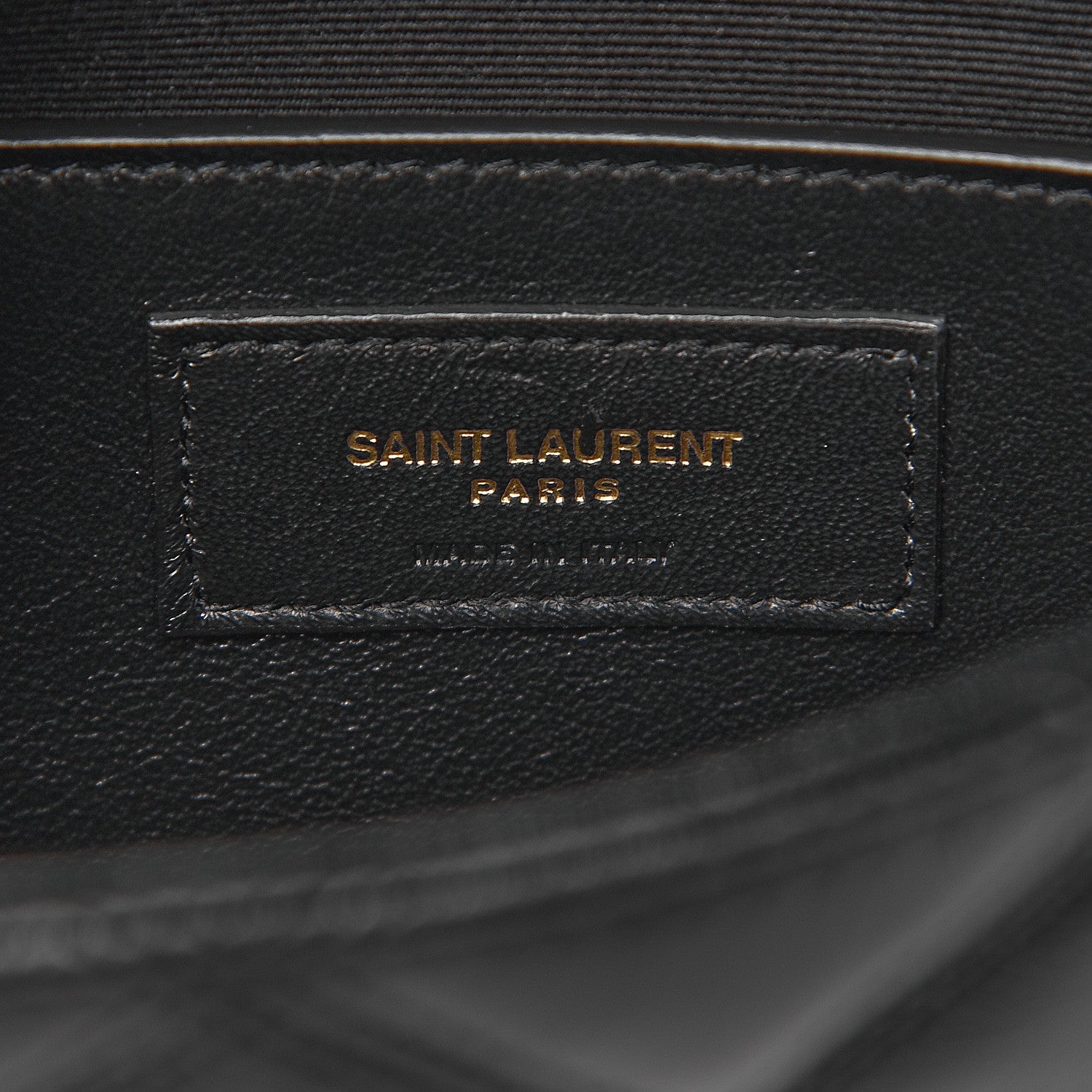 Saint Laurent Lambskin Quilted Small Becky Chain Bag Black 6 of 9