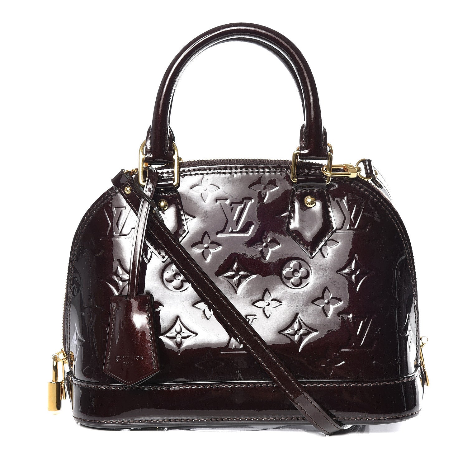 Louis Vuitton Vernis Alma BB Amarante 1 of 11