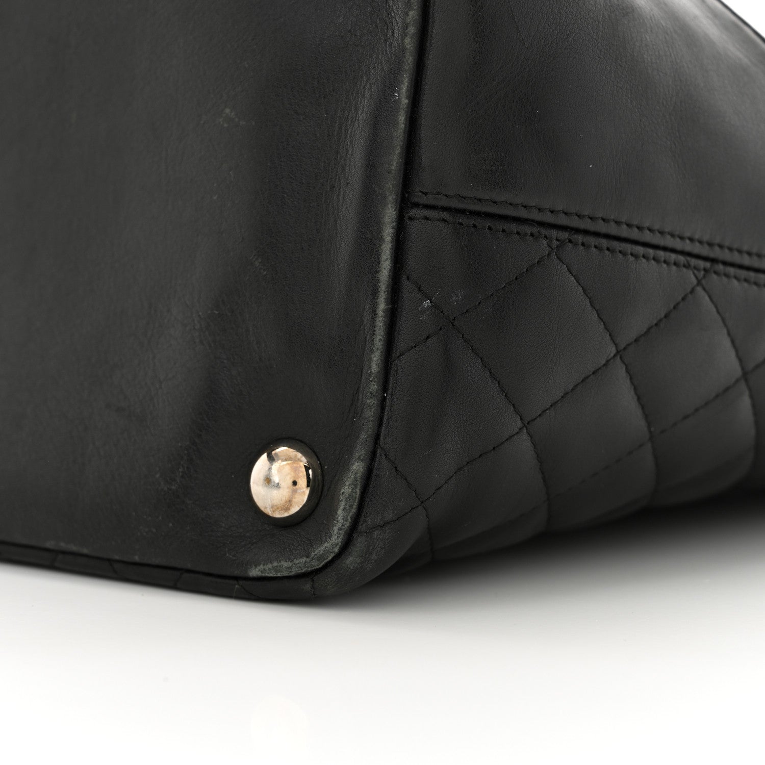 Chanel Calfskin Quilted Large Cambon Tote Black 19 of 19