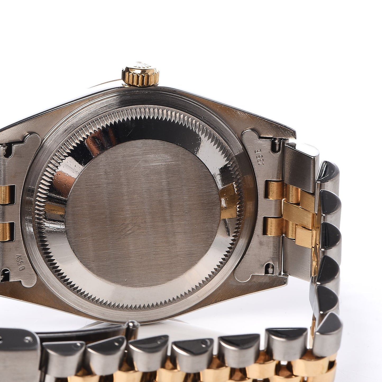 Stainless Steel 18K Yellow Gold 36mm Oyster Perpetual Datejust Watch Black Tapestry 16233
