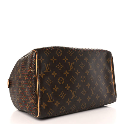 Louis Vuitton Monogram Perforated Speedy 30 Orange 6 of 8