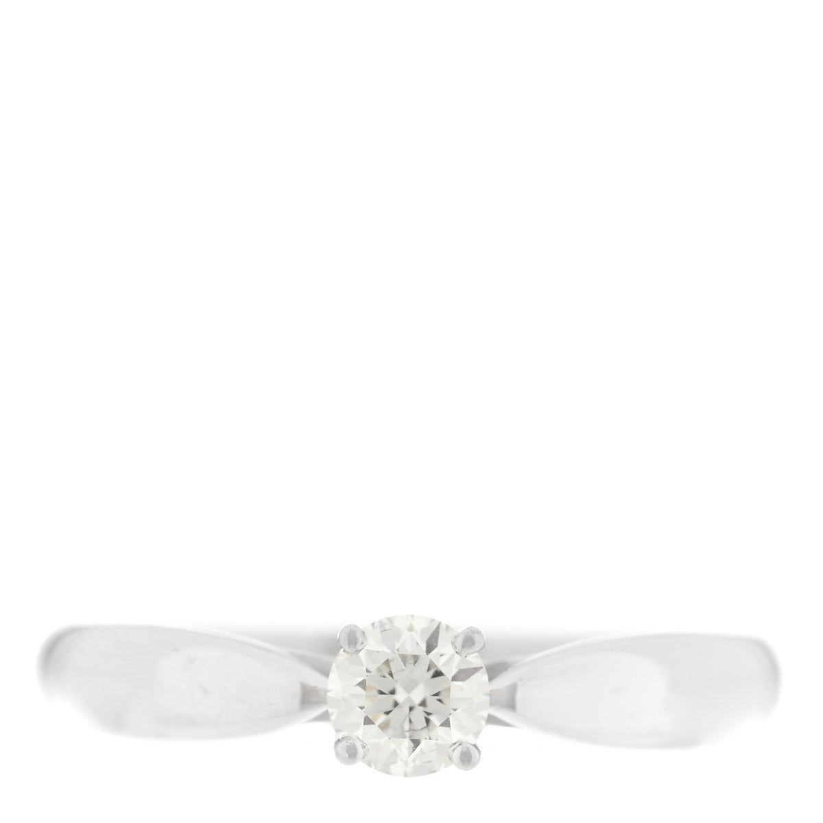 Platinum Diamond .21ct Harmony Solitaire Engagement Ring 48 4.5