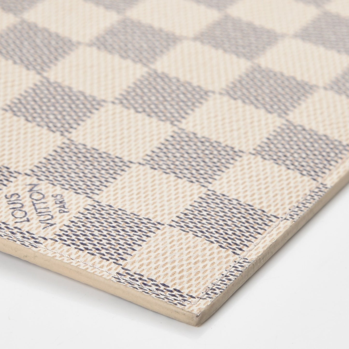 Damier Azur Pochette Felicie Chain Wallet Rose Ballerine