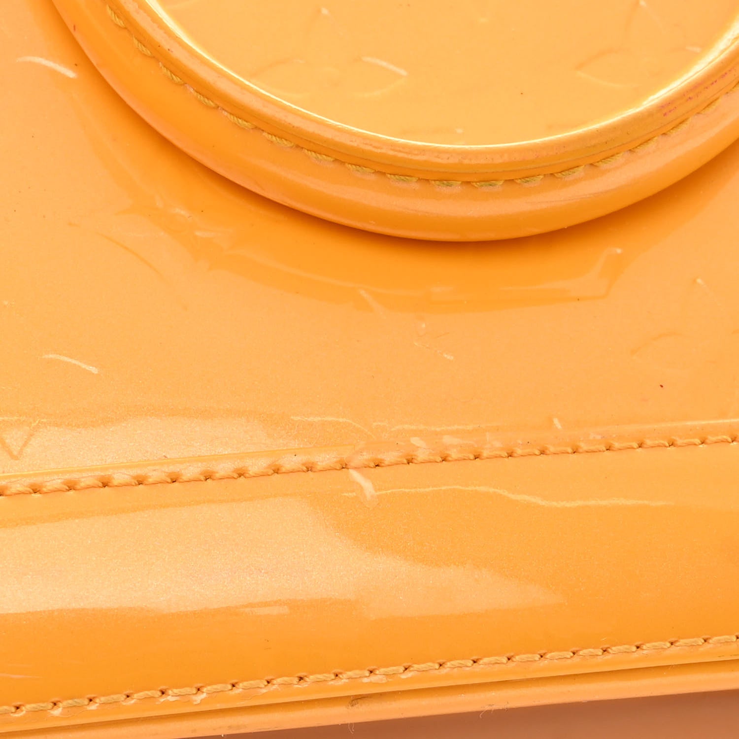 Louis Vuitton Vernis Alma BB Jaune Passion 19 of 20