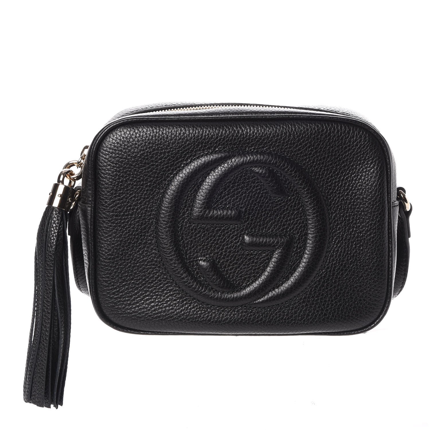 Gucci Pebbled Calfskin Small Soho Disco Bag Black 1 of 7
