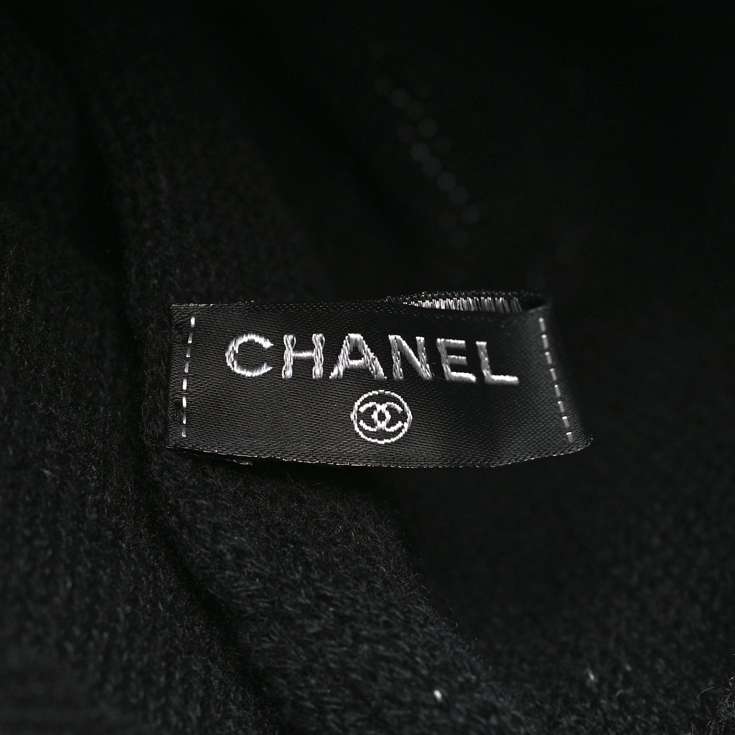Cashmere CC Beanie Hat Black