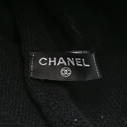 Chanel Cashmere CC Beanie Hat Black 4 of 5