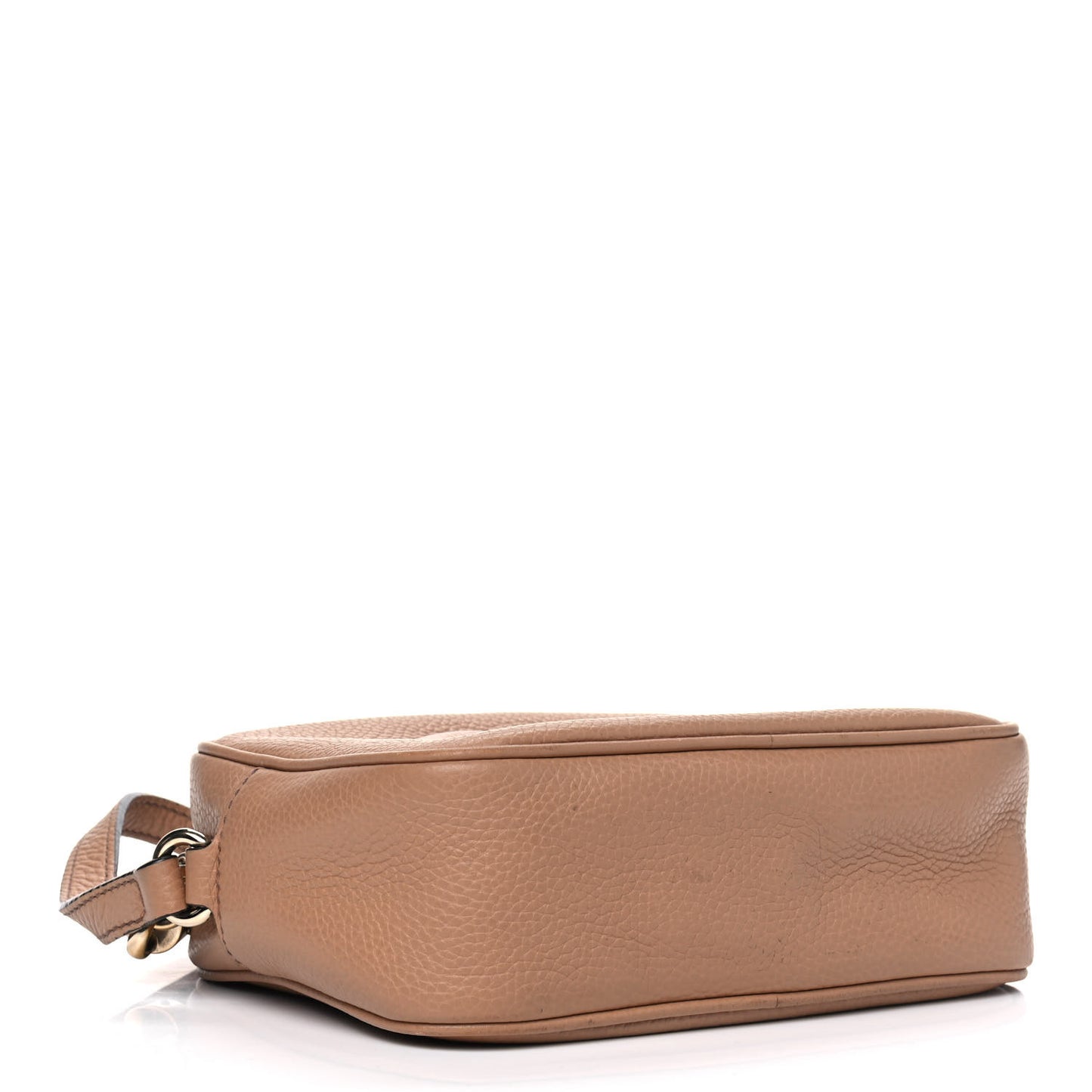 Pebbled Calfskin Small Soho Disco Bag Camelia