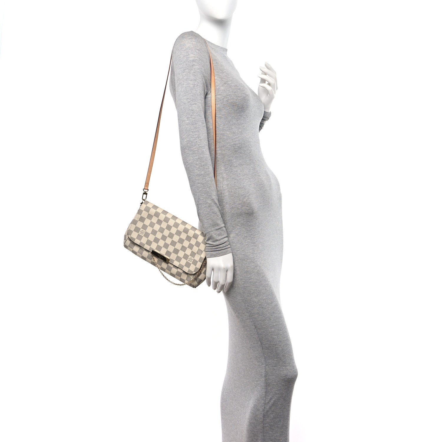 Louis Vuitton Damier Azur Favorite MM 2 of 11
