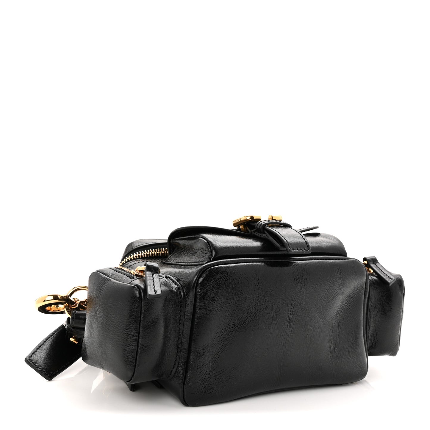 Shiny Buffalo Small Double Carry Camera Bag Black