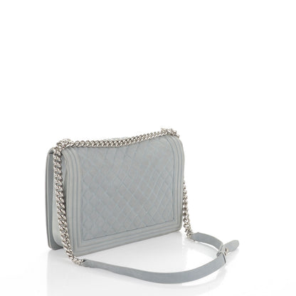 Chanel Iridescent Caviar Quilted Large Boy Flap Grey 3 of 7