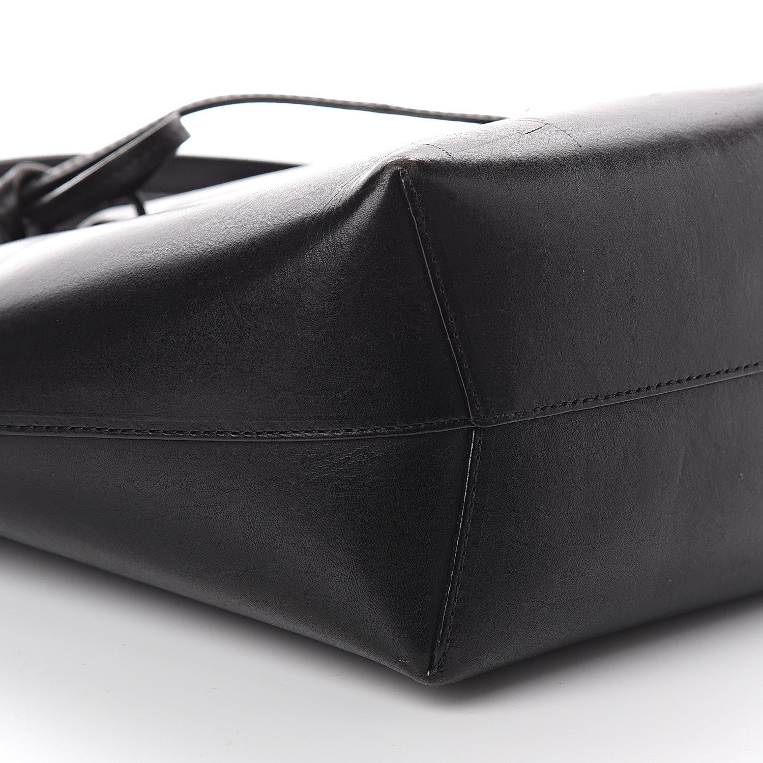 Mansur Gavriel Vegetable Tanned Calfskin Mini Bucket Bag Black 7 of 8