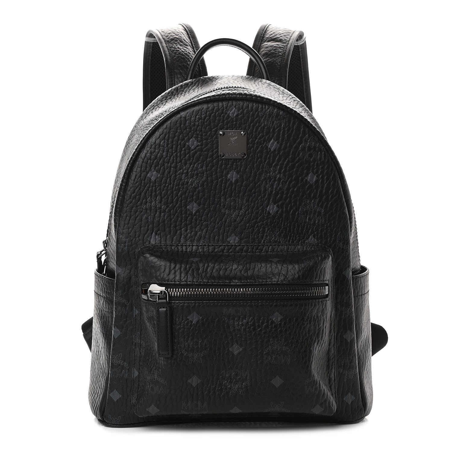 MCM Visetos Small Stark Backpack Black 1 of 10