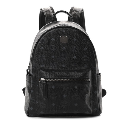 MCM Visetos Small Stark Backpack Black 1 of 10