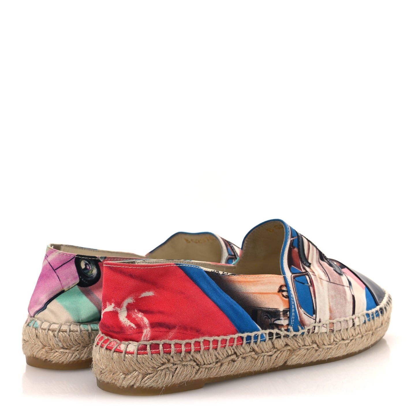 Fabric Patent CC Espadrilles 39 Multicolor Black