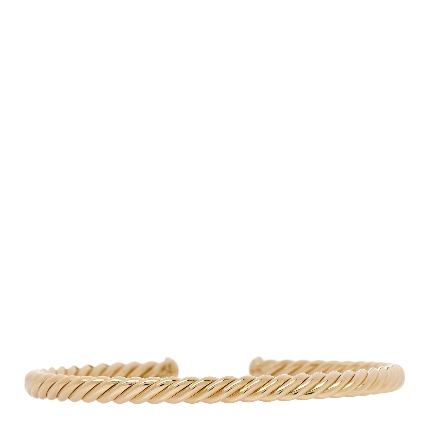 18K Yellow Gold 4mm Cablespira Bracelet