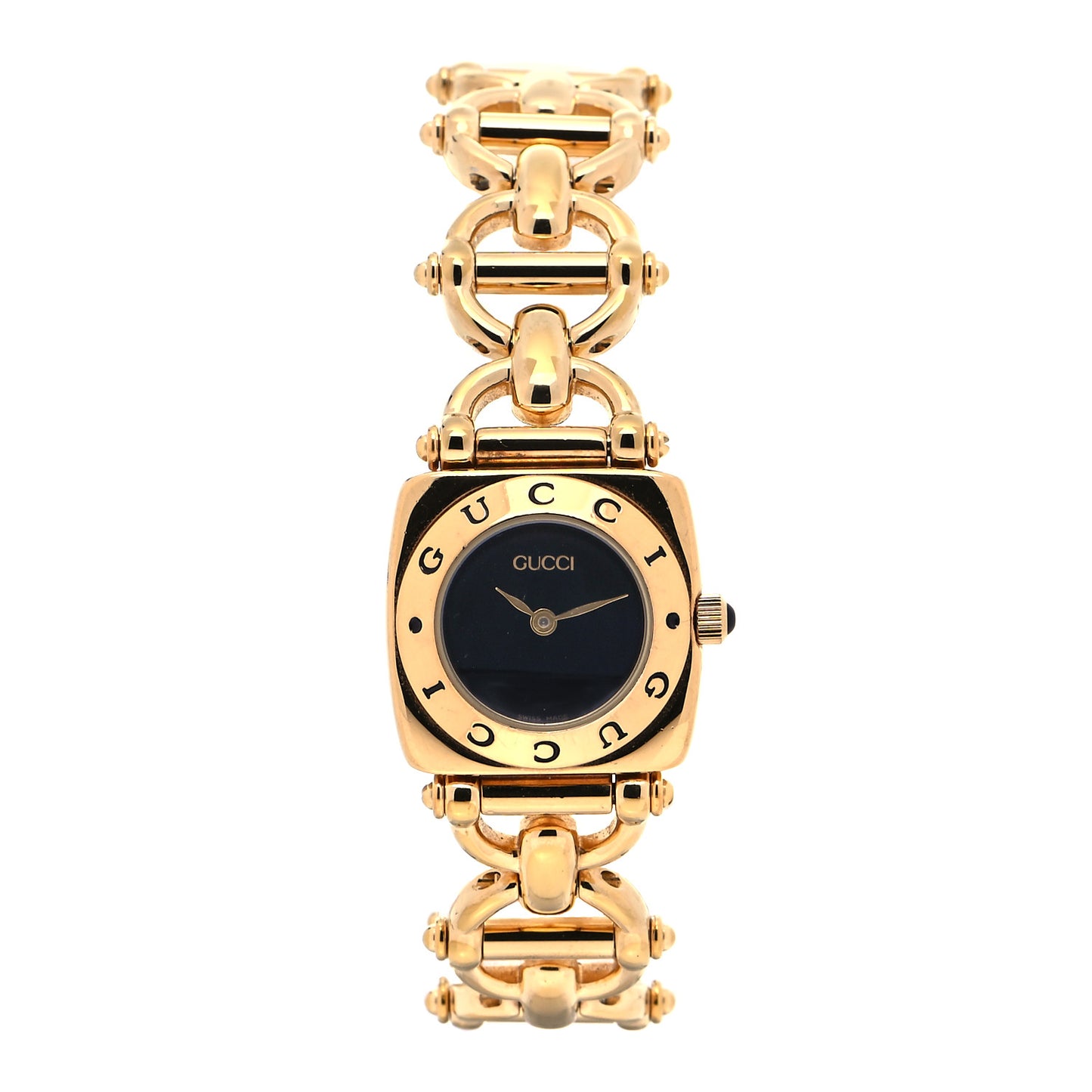 Stainless Steel 22mm 6400L Quartz Watch Black