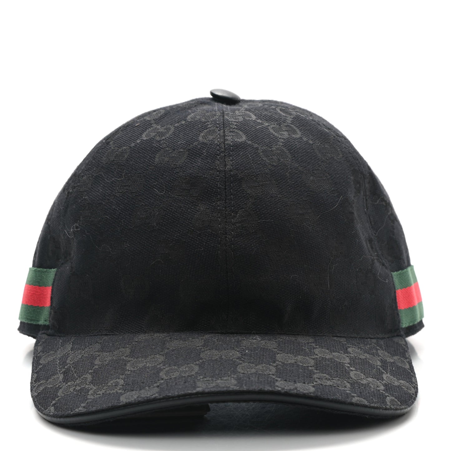 Monogram Web Baseball Hat S Black