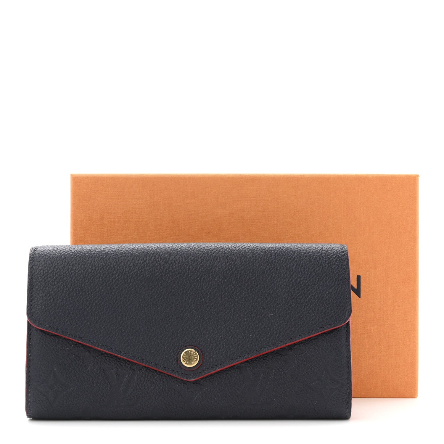 Louis Vuitton Empreinte Sarah Wallet NM Marine Rouge 8 of 8