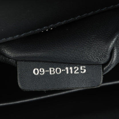 Christian Dior Metallic Patent Micro-Cannage Medium Diorama Flap Bag Silver 8 of 8