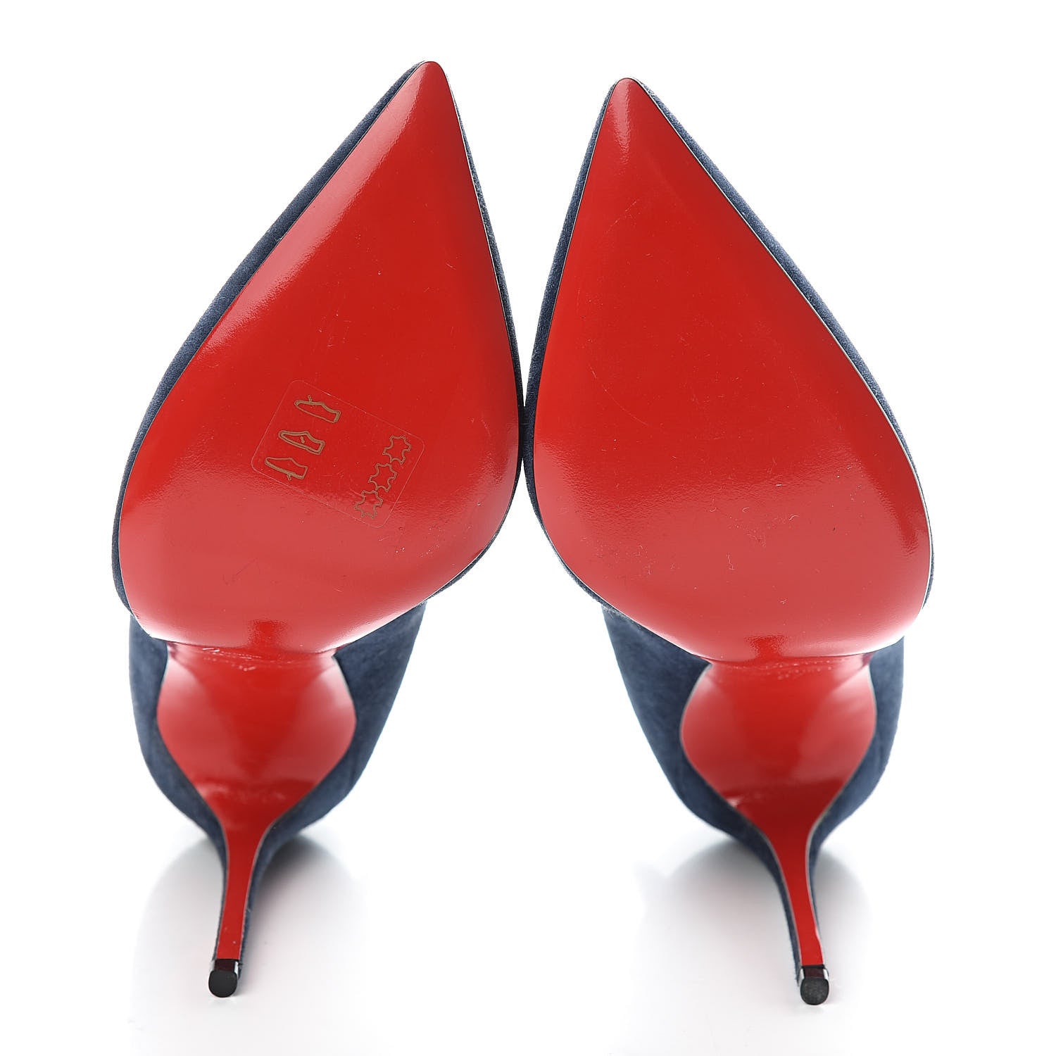 Christian Louboutin Suede Victorina 100 Pumps 37 Night 8 of 9