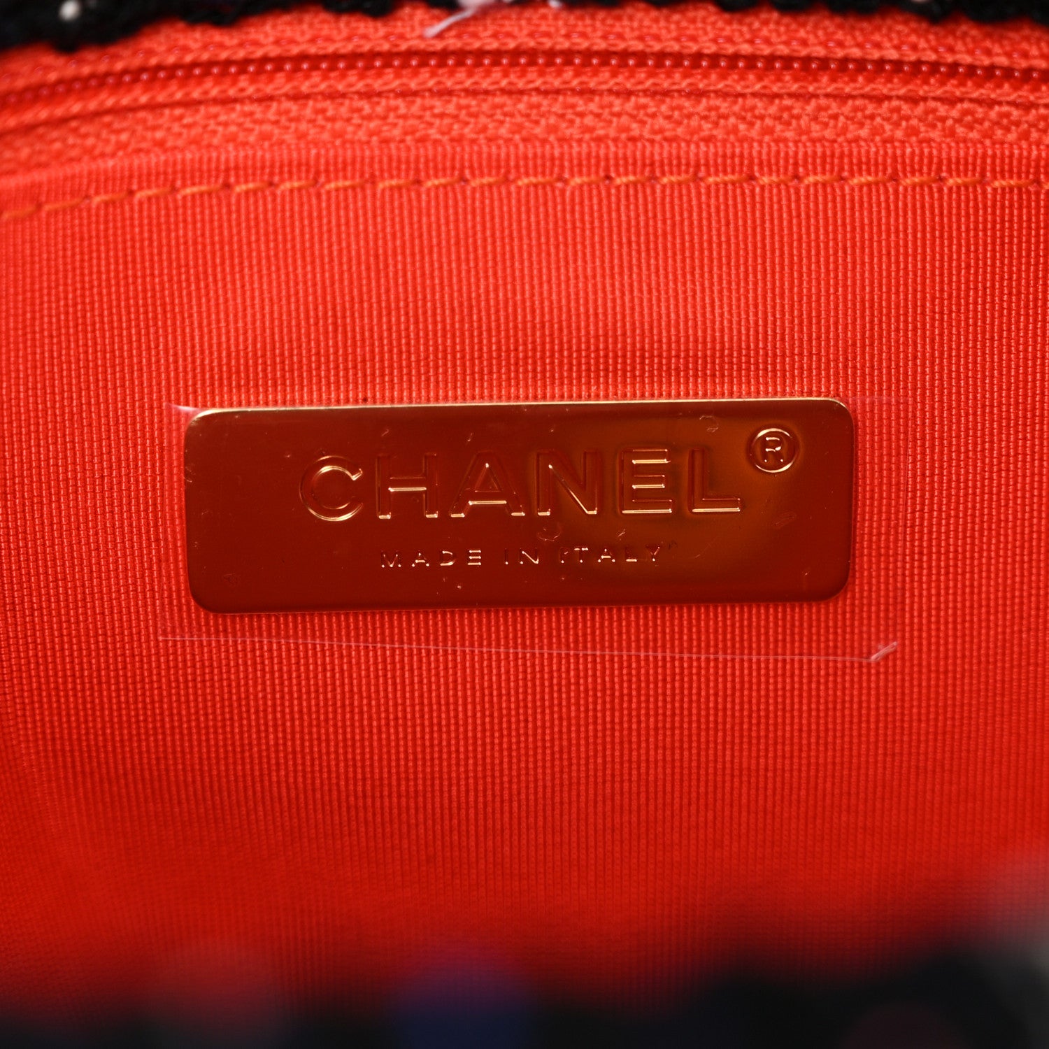 Chanel Tweed Quilted Medium Chanel 19 Flap Black Multicolor 7 of 10