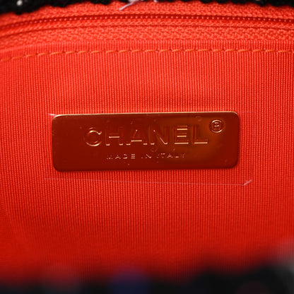 Chanel Tweed Quilted Medium Chanel 19 Flap Black Multicolor 7 of 10